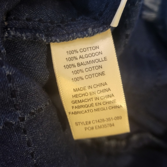 Cloth & Stone Chambray Dress Size Small - Picture 7 of 7